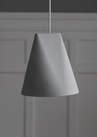 Ceramic Lampa Wisząca Light Szary Wide