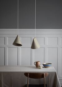 Ceramiczny Lampa Wisząca Oliwkowy Szeroki