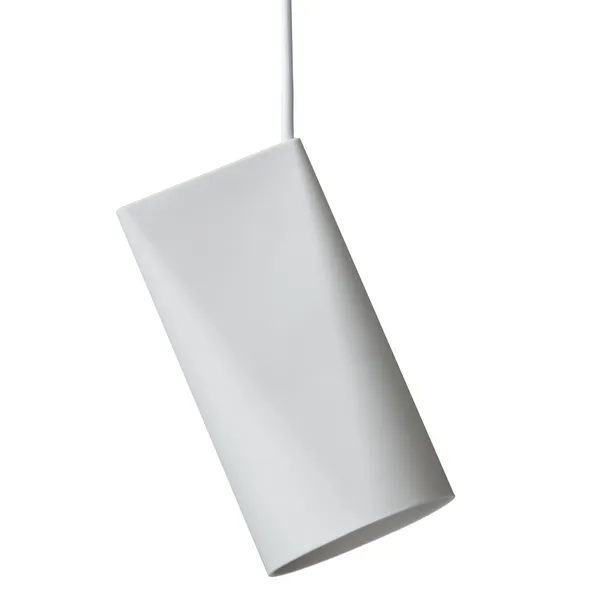 Ceramic Pendant White Narrow