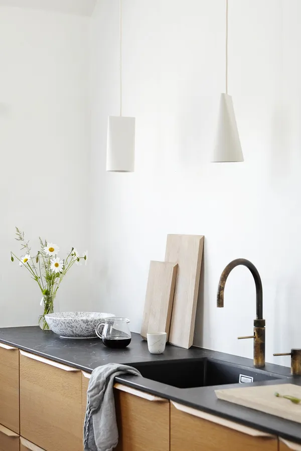 Ceramic Pendant White Narrow
