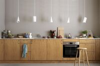 Ceramic Pendant White Narrow