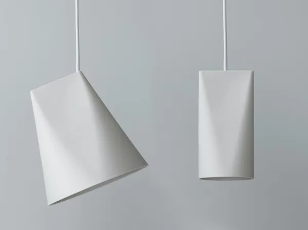Lampa Wisząca Ceramiczny , Biały, Szeroki