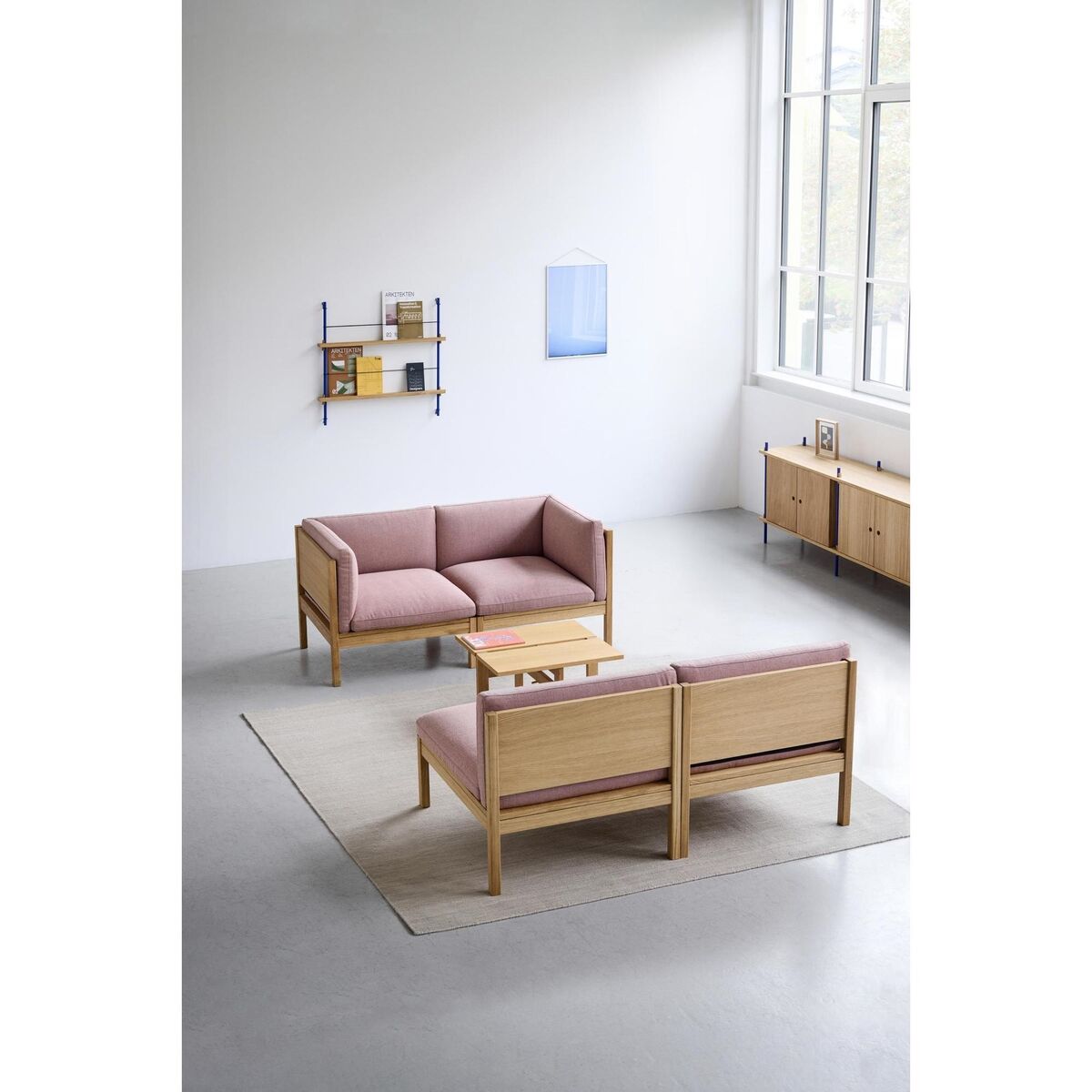 Modular 2-Seater Sofa With Sides Autum 361