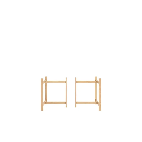 Rectangular Table Leg Oak
