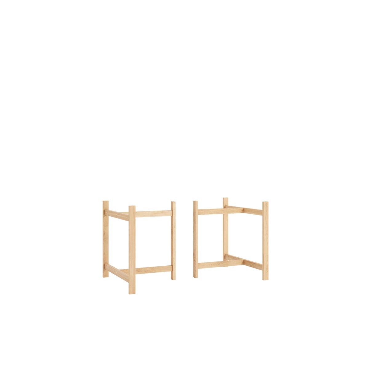 Rectangular Table Leg Oak