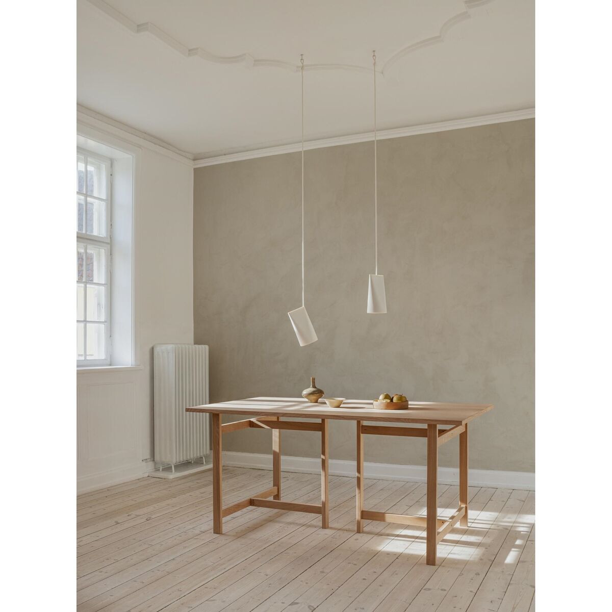 Rectangular Table Leg Oak
