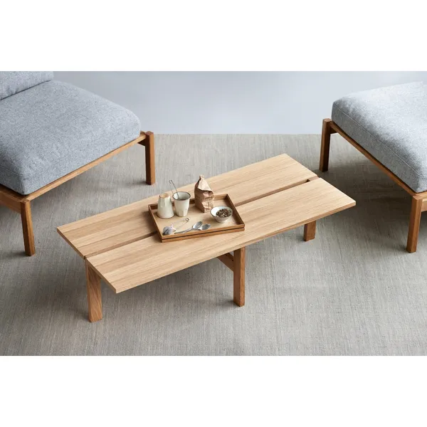 Rectangular Coffee Table 115 cm Oak