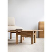 Mesa de Centro Rectangular 60 cm Roble
