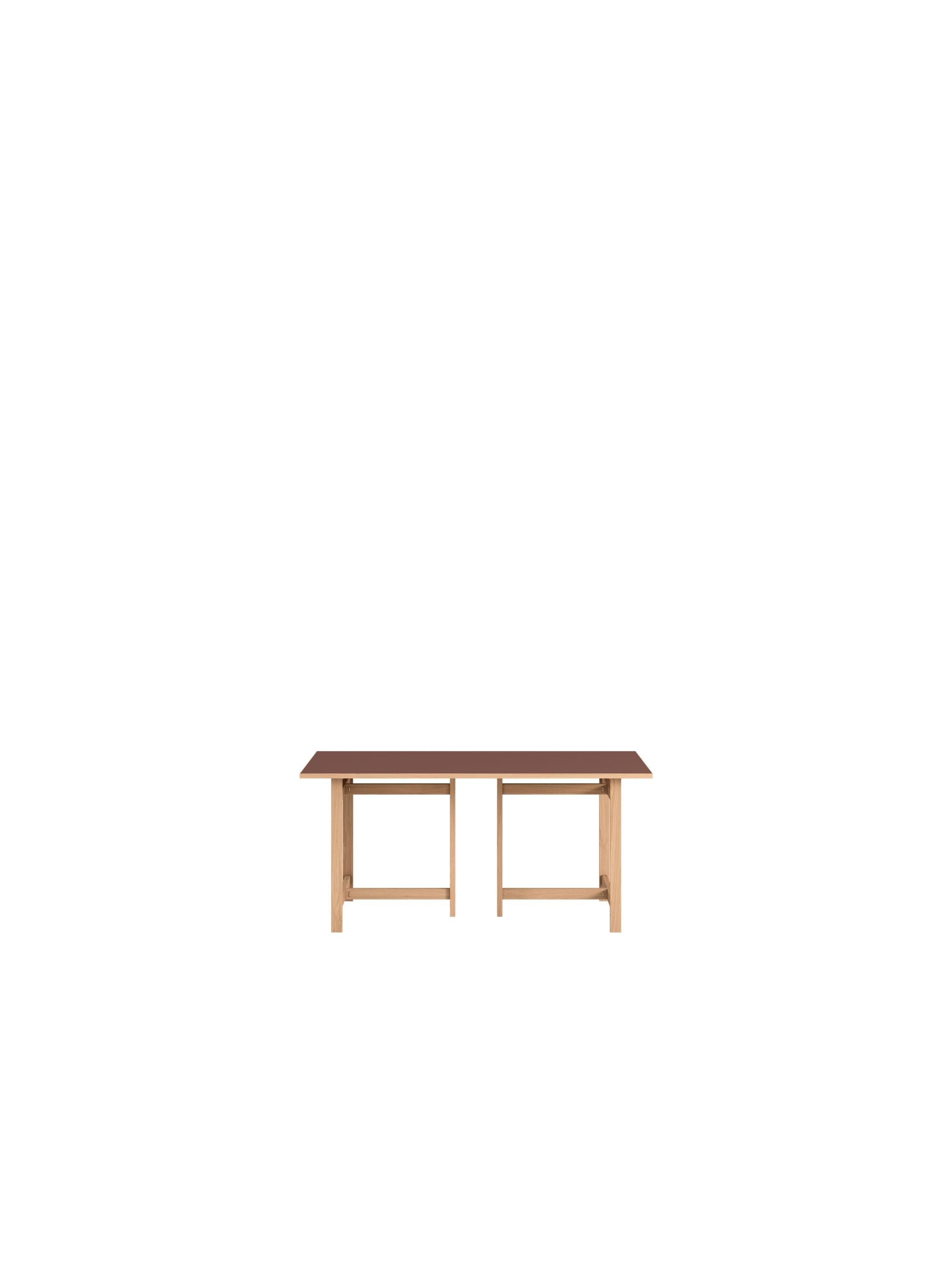 Rectangular Spisebord 160x90 Burgundy