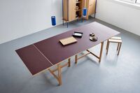 Rectangular Dining Table 160x90 Burgundy