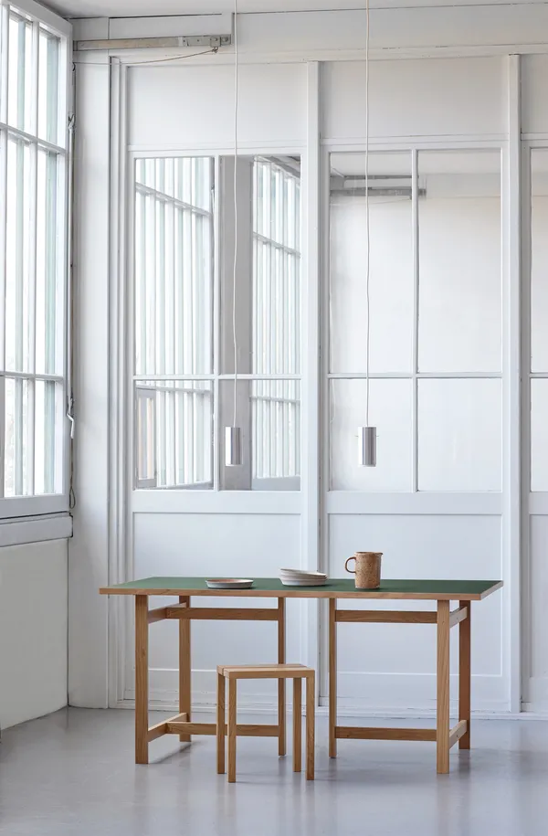 Rectangular Dining Table 160x90 Green