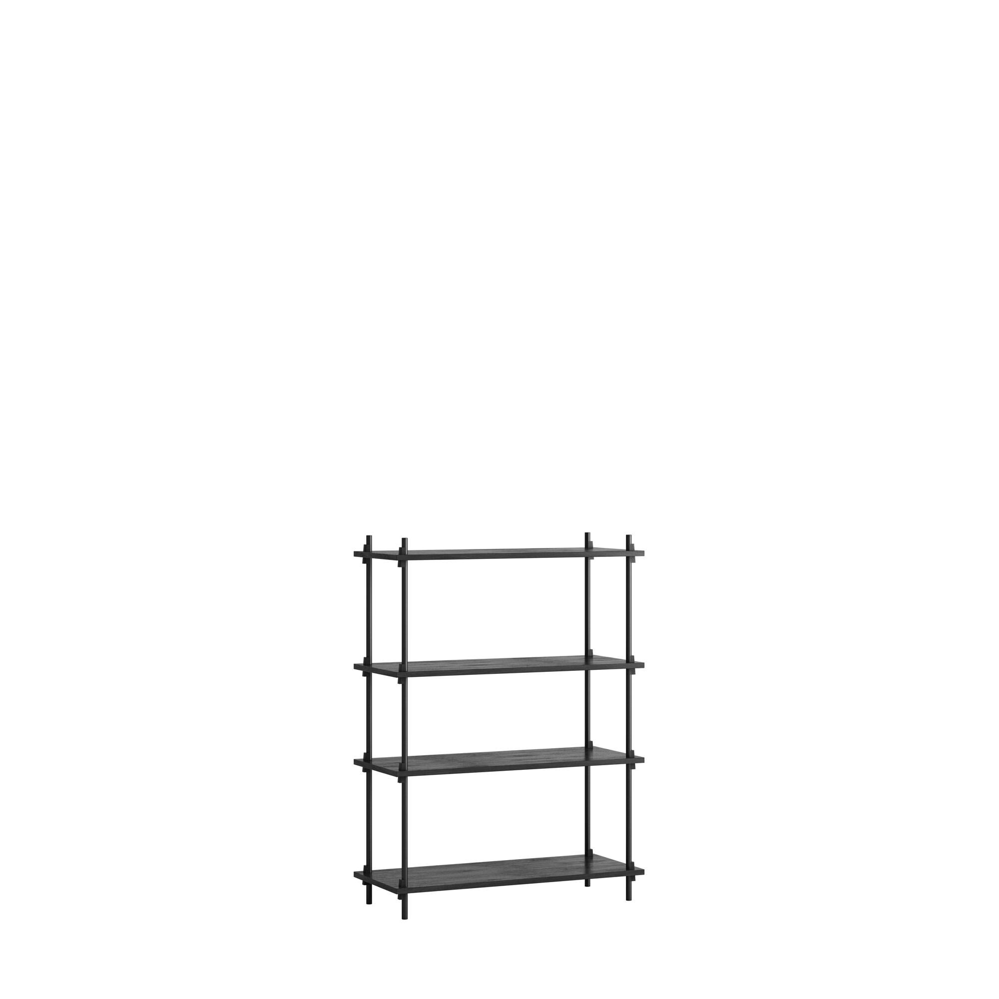 Hylle Klassisk Bokhylle Medium Sort/ Sort