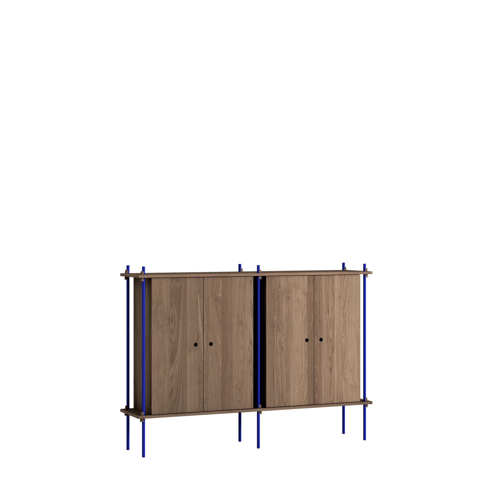 Shelving Kabinet Dobbelt Rget Eg/Deep Blue