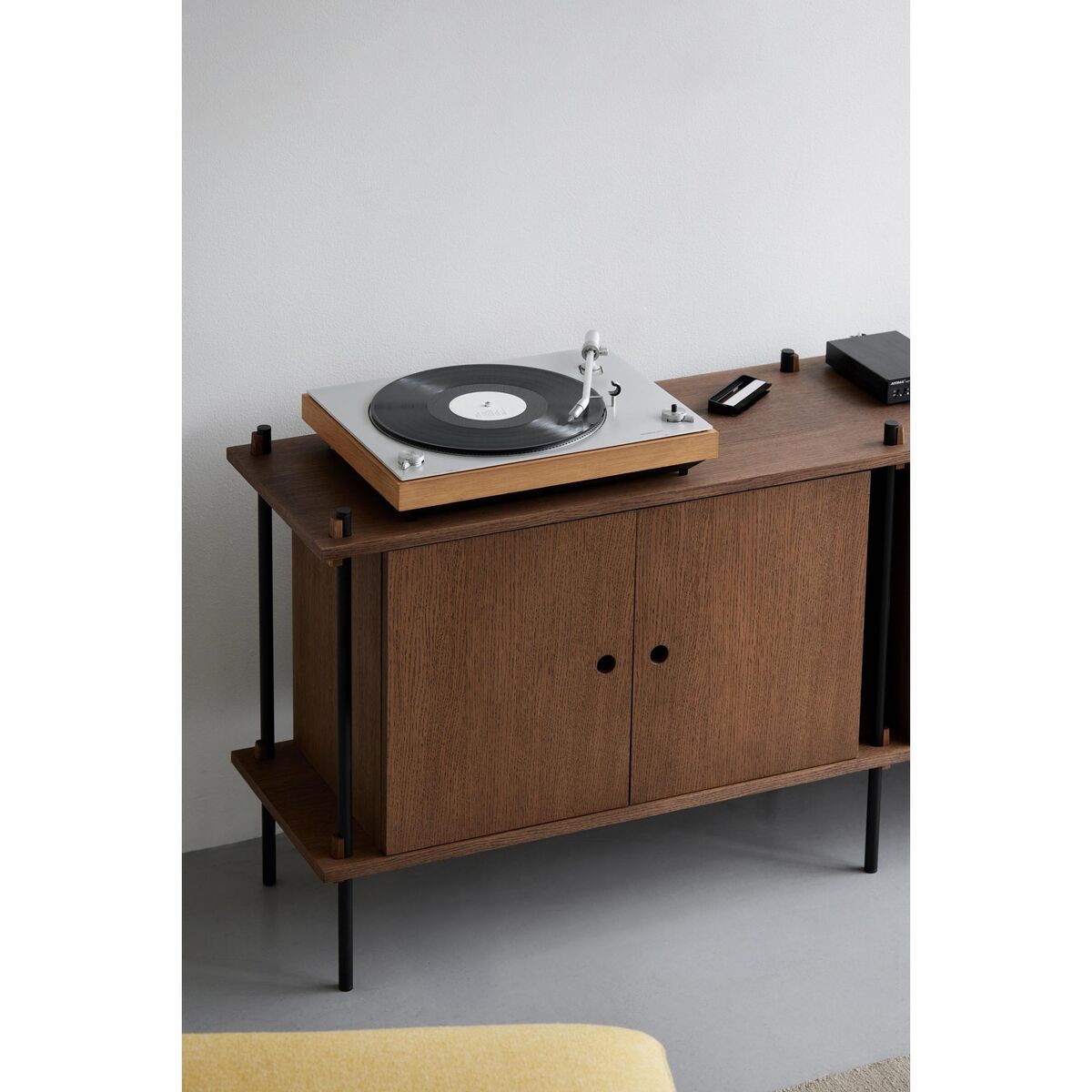 Shelving Sideboard Oak/ Black