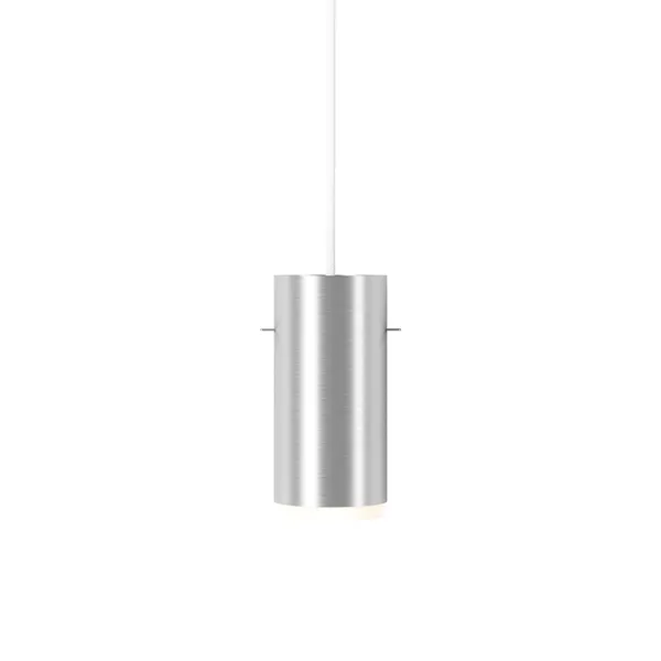 Tube Pendant Small Brushed Aluminum