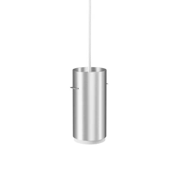 Tube Pendant Small Brushed Aluminum