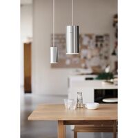 Tube Pendant Small Brushed Aluminum