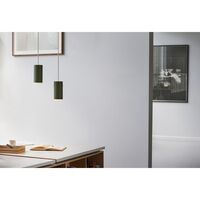 Tube Pendant Small Brushed Aluminum