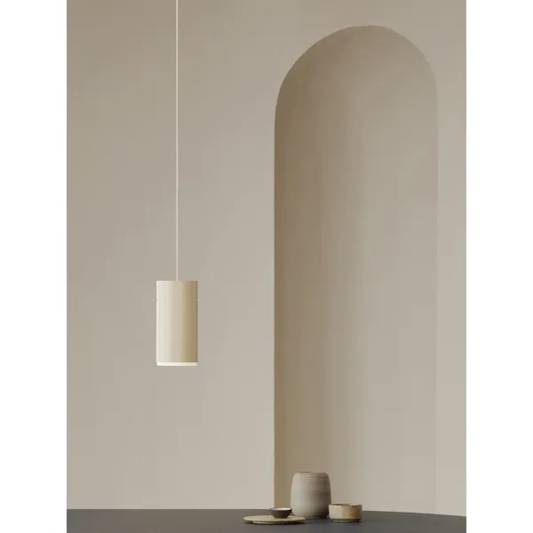 Tube Pendel Stor Beige