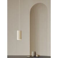 Tube Pendel Stor Beige
