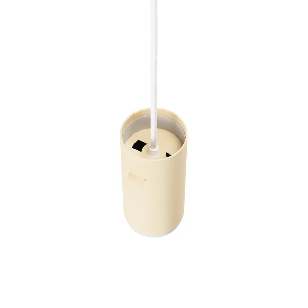 Tube Pendant Small Beige