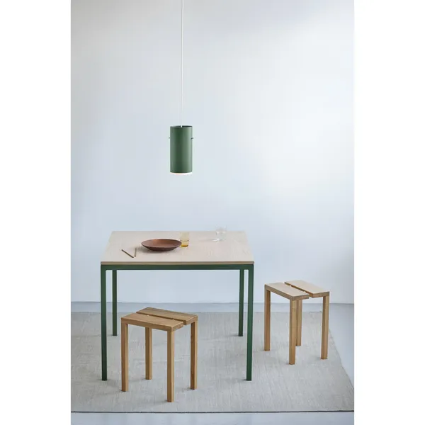 Buisvormige Hanglamp , Groot, Dennengroen