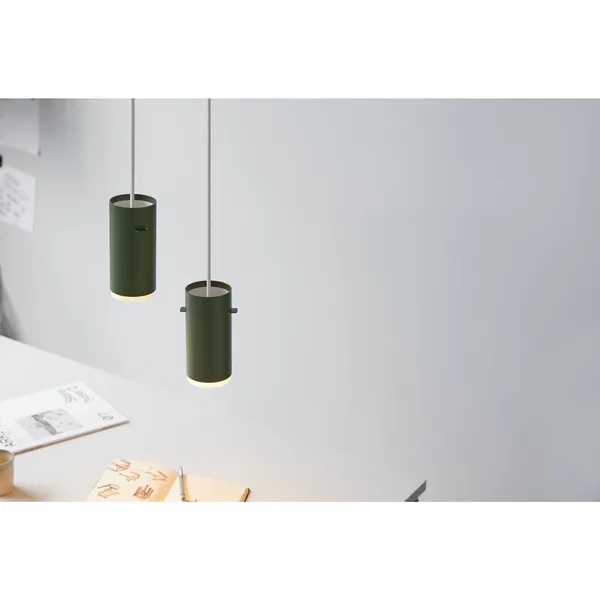 Tube Pendant Small Pine Green