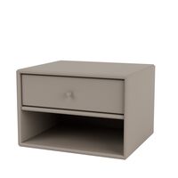Selection DASH Bedside Table 141-Truffle