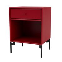 Selection DREAM Bedside Table 165-Beetroot/03- Black