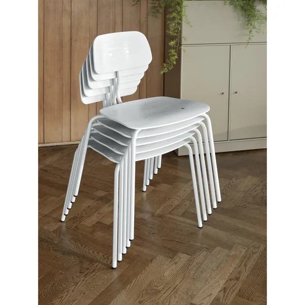 Kevi 2060 Dining Table Chair Snow