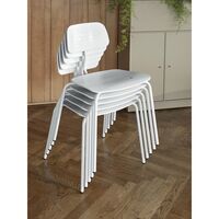 Kevi 2060 Dining Table Chair Snow