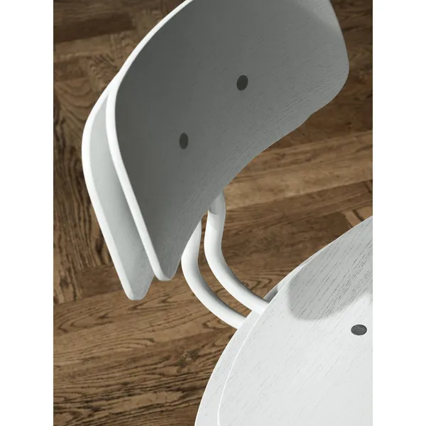 Kevi 2060 Dining Table Chair Snow