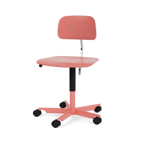 Kevi 2533 Chaise de Bureau Rhubarbe