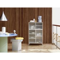 Selection RIPPLE III Display Cabinet 146-Hazelnut