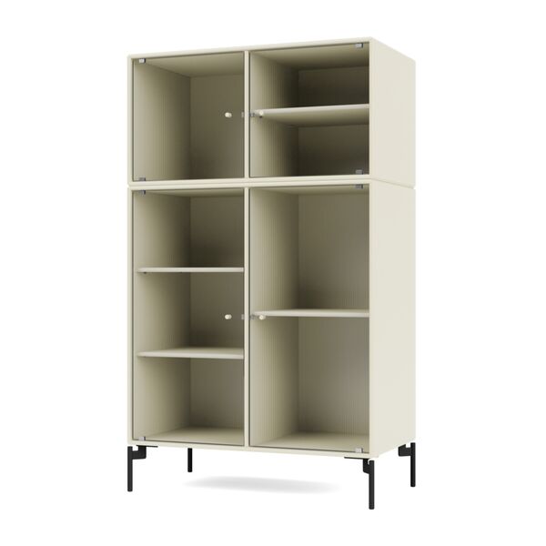 Selection RIPPLE III Display Cabinet 150-Vanilla/03- Black