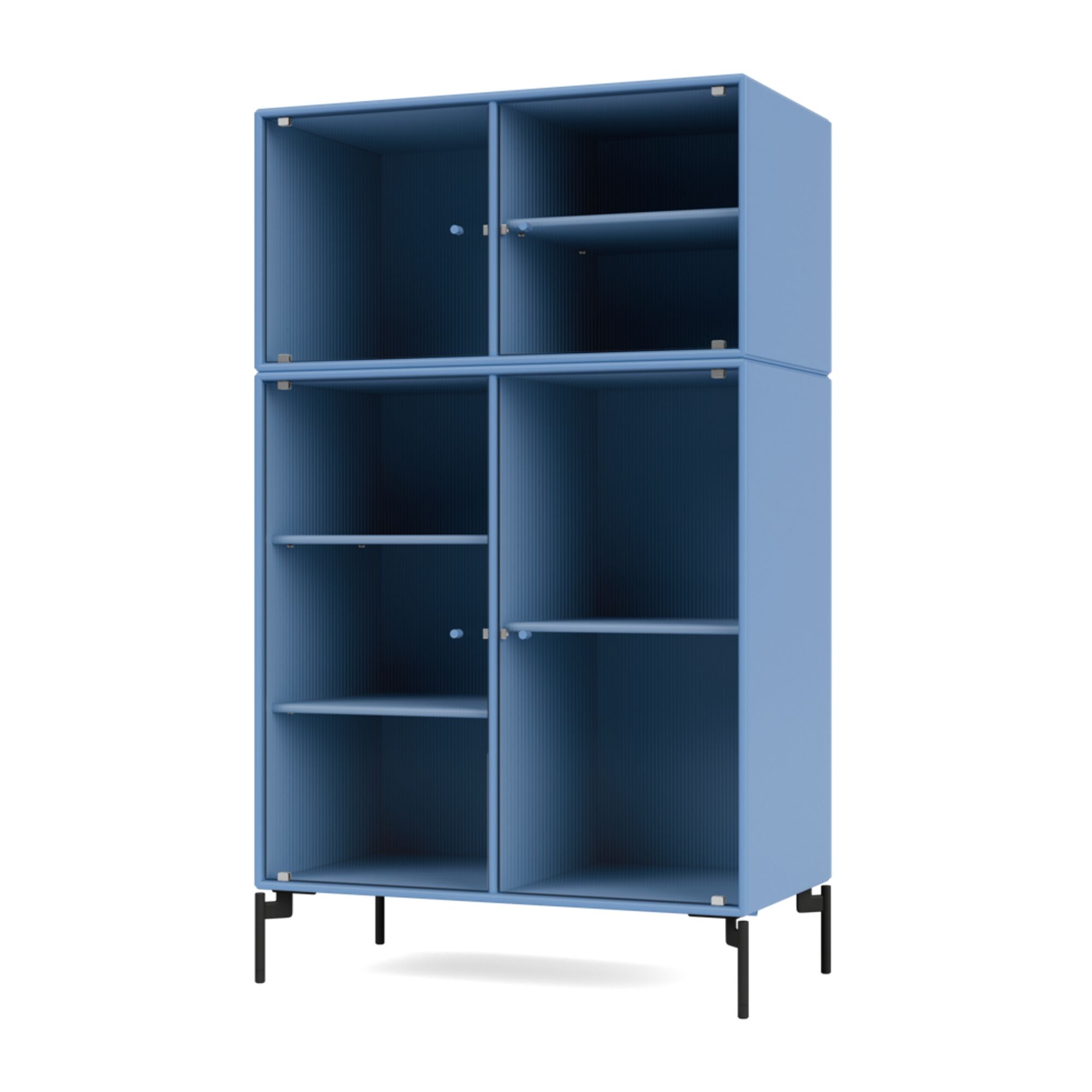 Selection RIPPLE III Vitrineskap 154-Azure/03- Sort