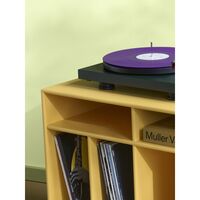 Selection SPIN I Vinyl Shelving 144-Fennel/01- Chrome