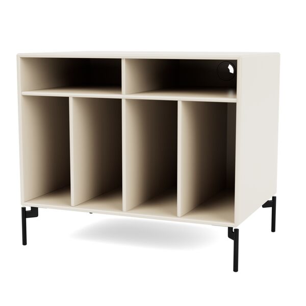 Selection SPIN I Estantería de Vinilo 158-Oat/03- Negro