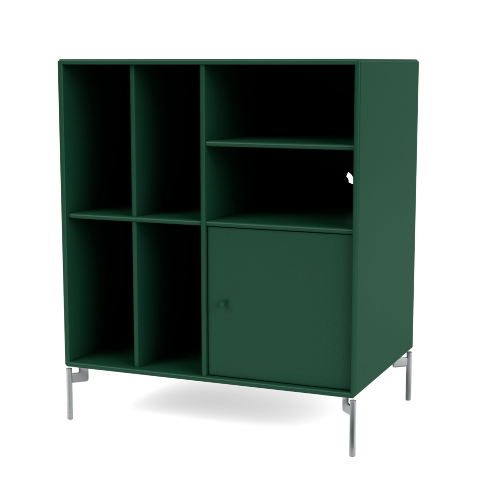 Selection SPIN II Vinylbokhylle 136-furu/01- Krom