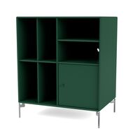 Selection SPIN II Vinyl Bookcase 136-Pine/01- Chrome