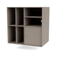 Selection SPIN II Vinyl Bookcase 141-Truffle