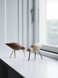 Shorebird Walnut Brass Small