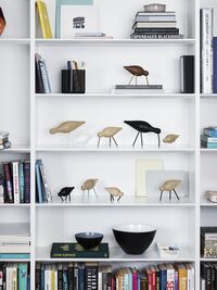 Shorebird Walnut Brass Small