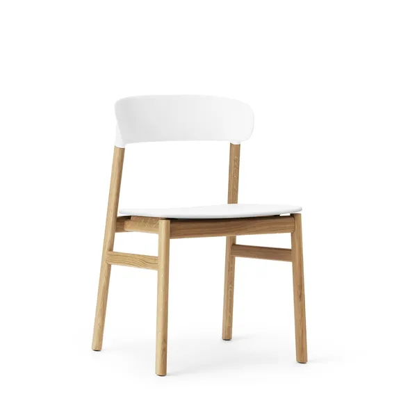 Herit Dining Chair Oak/White