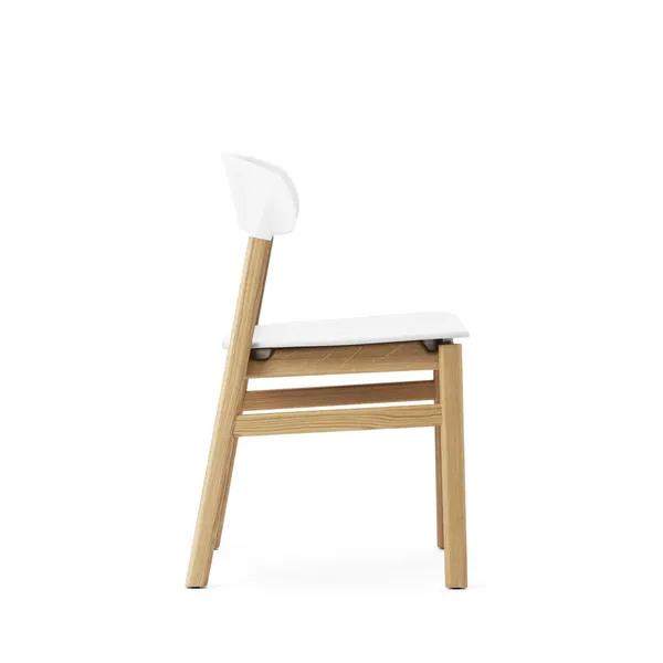 Herit Dining Chair Oak/White