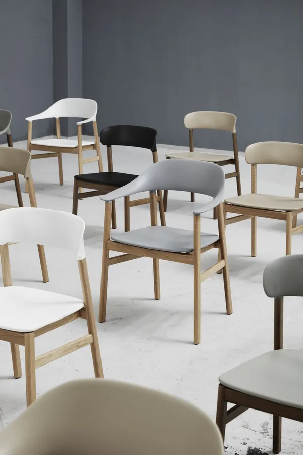 Herit Dining Chair Oak/Gray