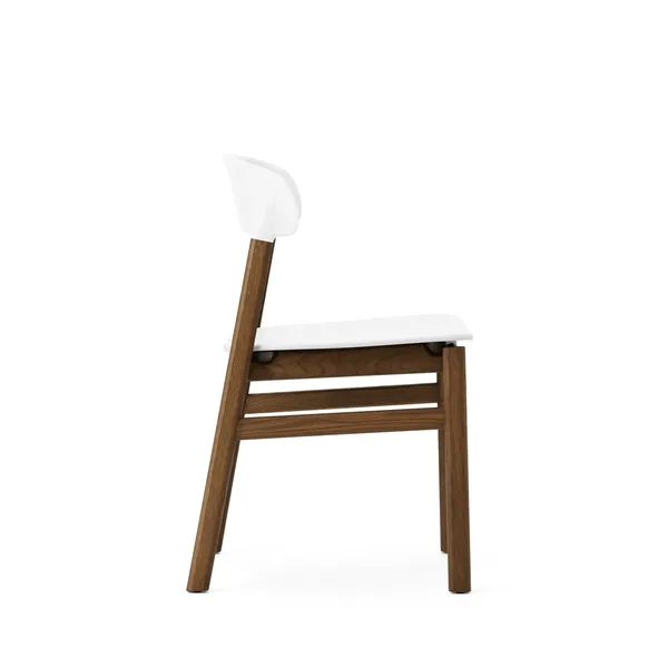 Herit Dining Chair Smoked Oak/White