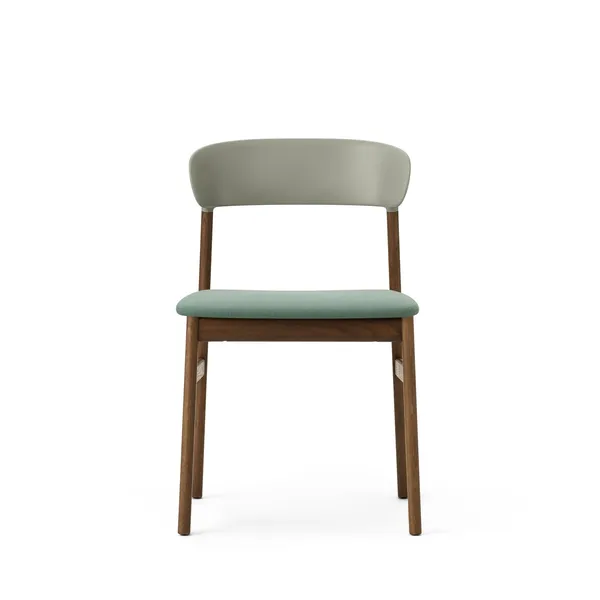 Herit Dining Chair Upholstered Smoked Oak/Dusty Green