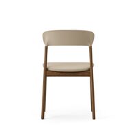 Herit Dining Chair Leather Upholstered Smoked Oak/Sand