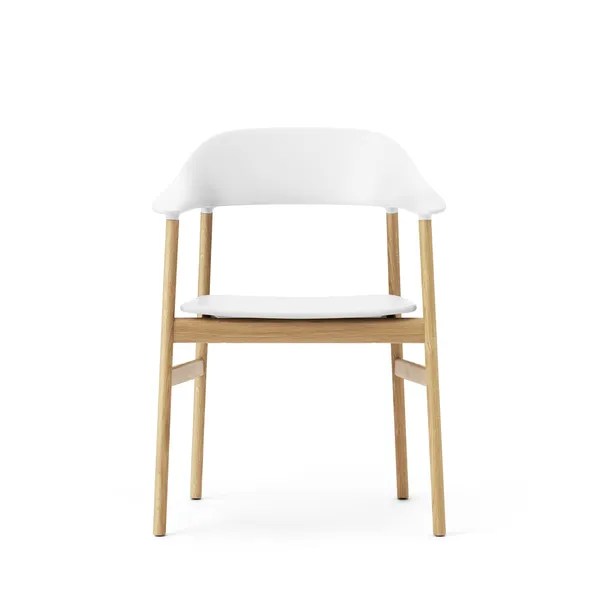 Herit Dining Chair w. Armrest Oak/White